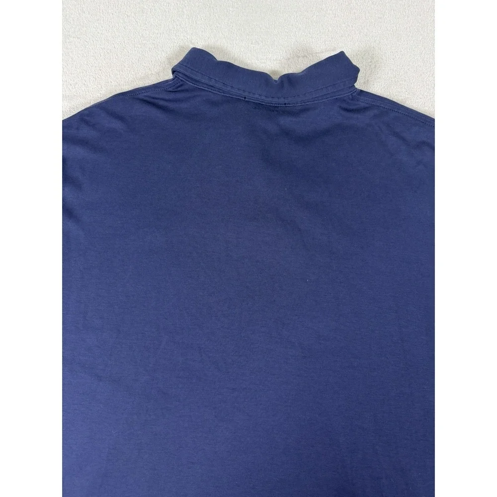 Polo Ralph Lauren Polo Shirt Mens XL Navy Blue Classic Fit Cotton Small Pony